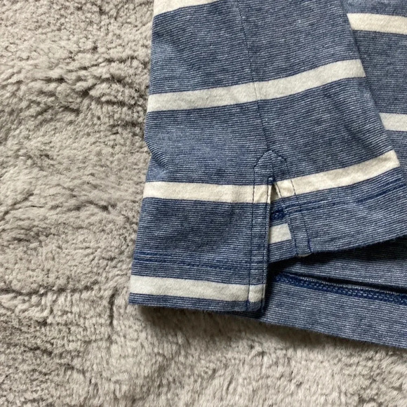 Billy Reid striped 100% cotton polo size XXL - Picture 3 of 12